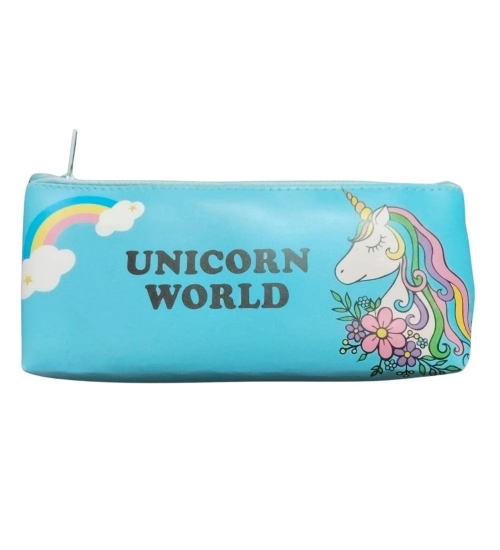 Pack Of_2 Pencil Poch - Unicorn World |   Canvas  |   Stationery | 3+ Years