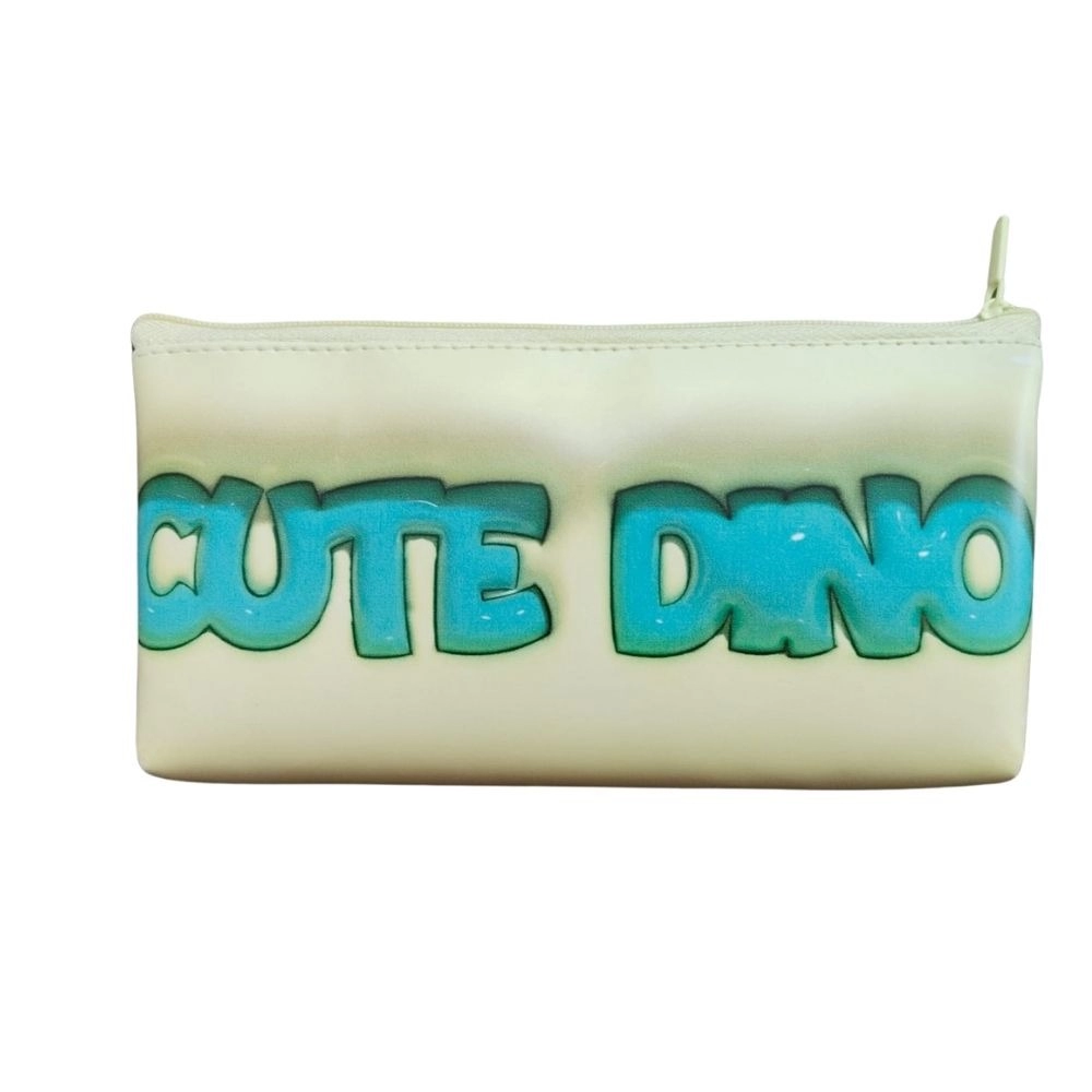 Cute Dino Pencil Pouch | Canvas | Stationery | 3+ Years Cute Dino Pencil Pouch | Canvas | Stationery | 3+ Years