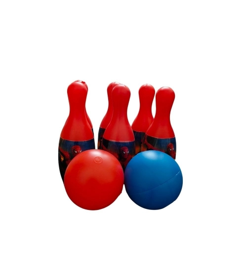Spider Man Theme Bowling Set with two balls |   Plastic  |   Toys| 1+ Years
