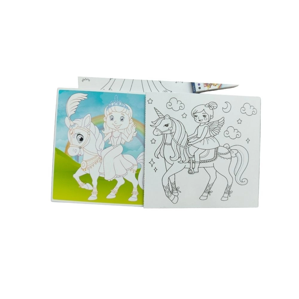 Fun With Coloring Board-Princess | Cardboard | Educational Toys| 3+ Years Fun With Coloring Board-Princess | Cardboard | Educational Toys| 3+ Years