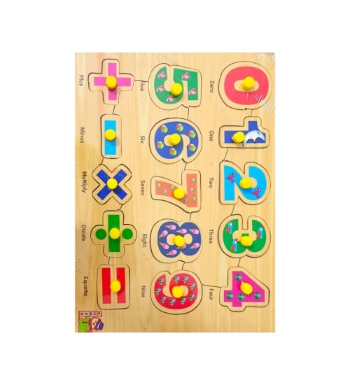 Numbers with symbols | Wood | Educational Toys | 3+ Years