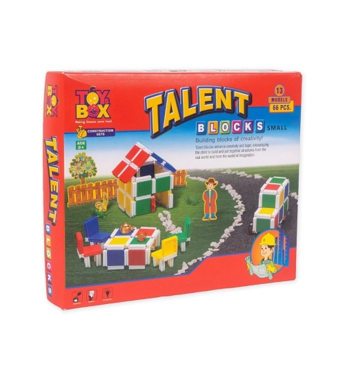 66_Pcs Set Talent Small Block  | Plastic | Educational Toys | 3+ Years