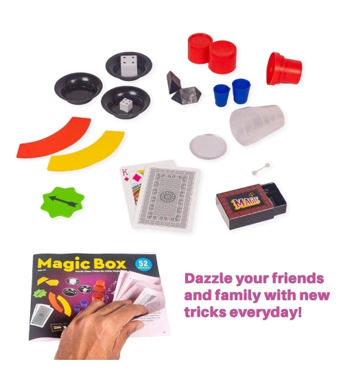 Magician Tricks Magic Box  | Cardboard, Plastic | Educational Toys | 3+ Years