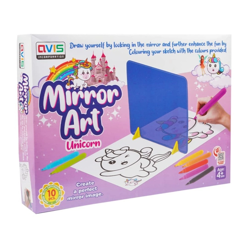 Mirror Art | Cardboard | Educational Toys | 3+ Years Mirror Art | Cardboard | Educational Toys | 3+ Years