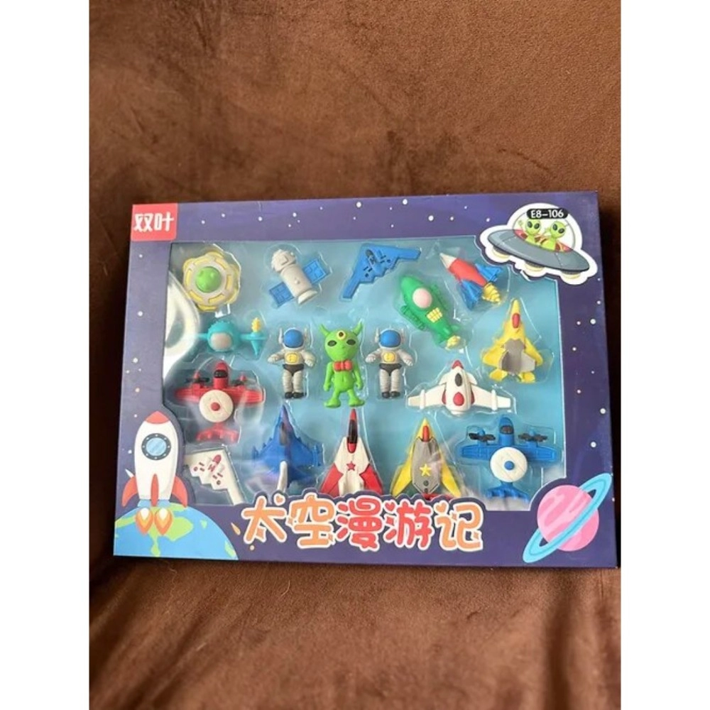 Eraser Set - Space Theme | Rubber | Stationery | 5+ Years Eraser Set - Space Theme | Rubber | Stationery | 5+ Years