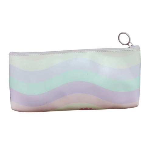 Pack Of_2 Owl Cartoon Printed Pencil Poch |   Canvas  |   Stationery | 3+ Years