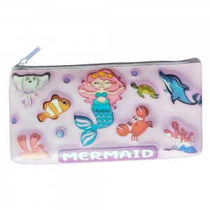 Mermaid Pencil Pouch |   Canvas  |   Stationery | 3+ Years