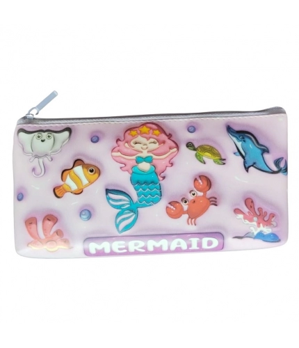 Mermaid Pencil Pouch |   Canvas  |   Stationery | 3+ Years