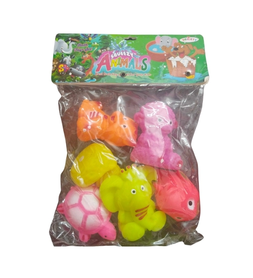 Domestic Mixed Animal Chu Chu Toys |   Rubber  |   Toys| 6+ Months