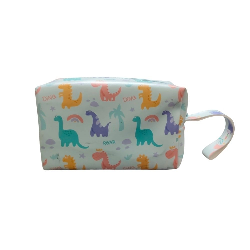 Pouch - Dinosaur Theme | Canvas | Stationery | 3+ Years Pouch - Dinosaur Theme | Canvas | Stationery | 3+ Years
