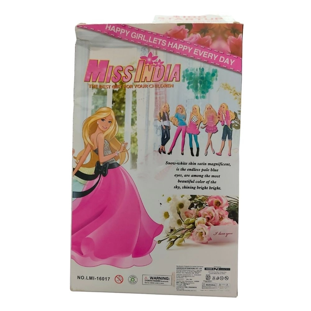 Barbie Doll Miss india Set | Plastic | Toys| 1+ Years Barbie Doll Miss india Set | Plastic | Toys| 1+ Years