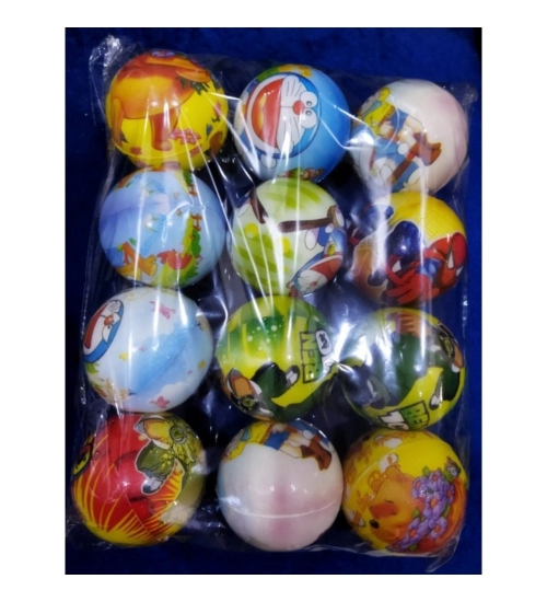 12_Pcs Set Squeeze Ball | Rubber | Toys | 3+ Years 12_Pcs Set Squeeze Ball | Rubber | Toys | 3+ Years