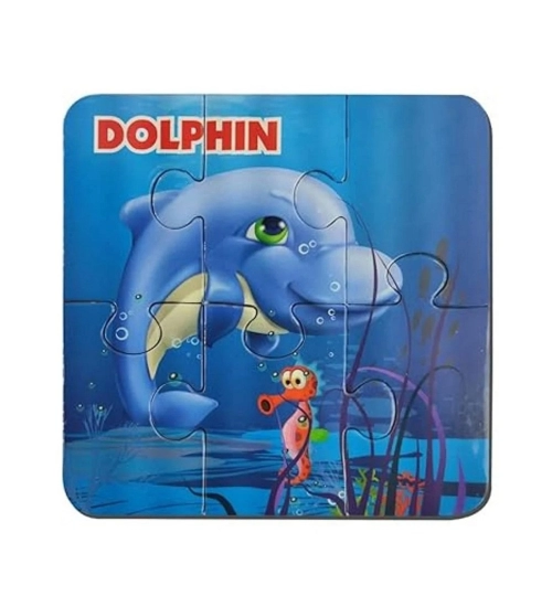 3_Pcs Set Water Animal Puzzle | Cardboard | Educational Toys | 3+ Years