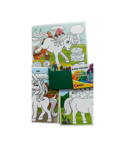 Fun With Color Coloring Board-Unicorn | Cardboard | Educational Toys| 3+ Years Fun With Color Coloring Board-Unicorn | Cardboard | Educational Toys| 3+ Years