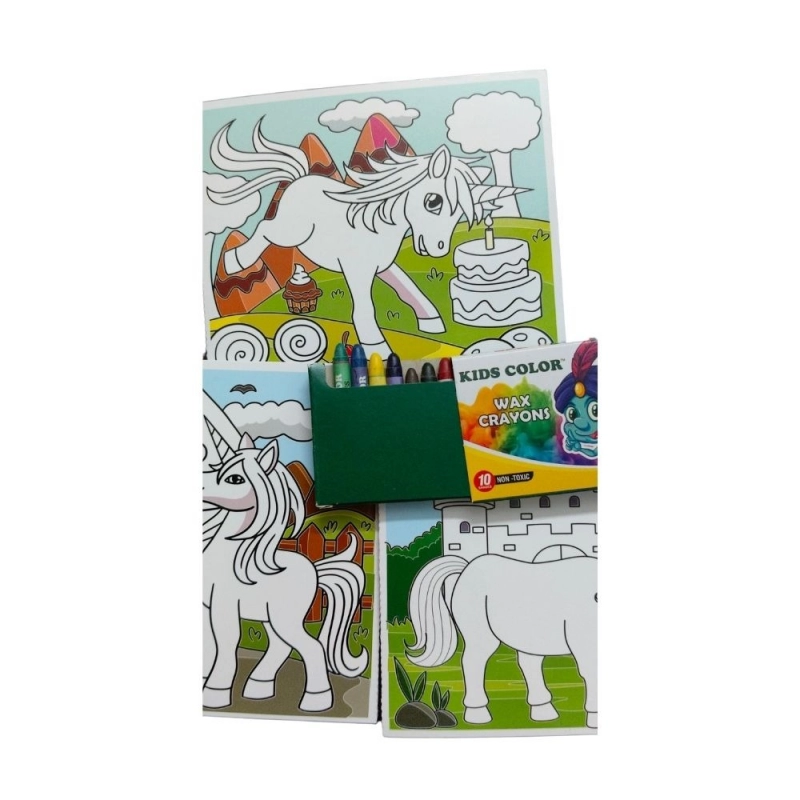 Fun With Color Coloring Board-Unicorn | Cardboard | Educational Toys| 3+ Years Fun With Color Coloring Board-Unicorn | Cardboard | Educational Toys| 3+ Years