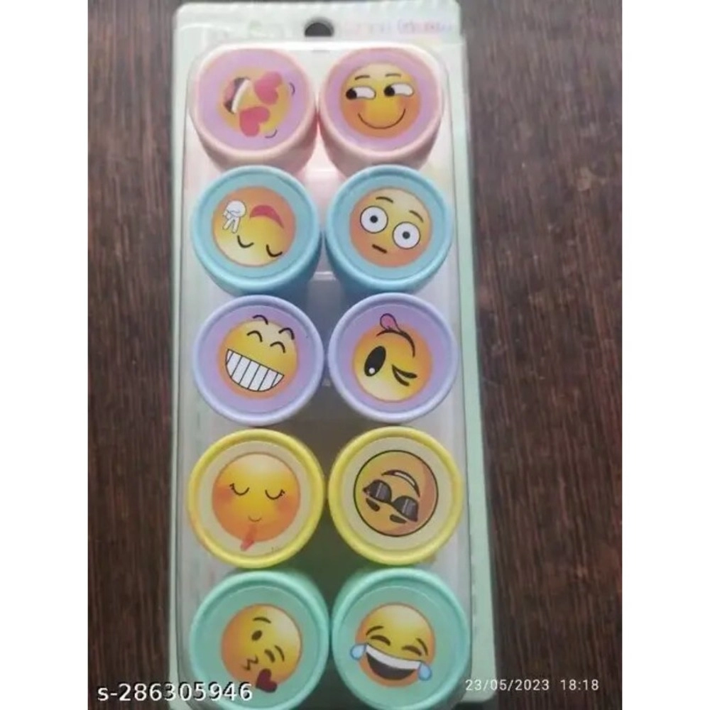 Emoji stamp set | Plastic | Stationery | 3+ Years