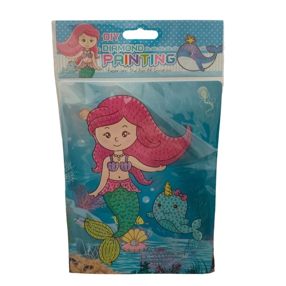 Pack Of 2 Diamond Painting Kit - Mermaid | Cardboard | Stationery | 2+ Years