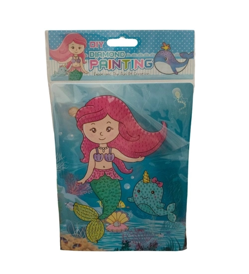 Pack Of_2 Diamond Painting Kit - Mermaid |   Cardboard  |   Stationery | 2+ Years