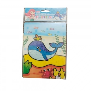 Pack Of_2 Diamond Painting Kit - Dolphin |   Cardboard  |   Stationery | 2+ Years