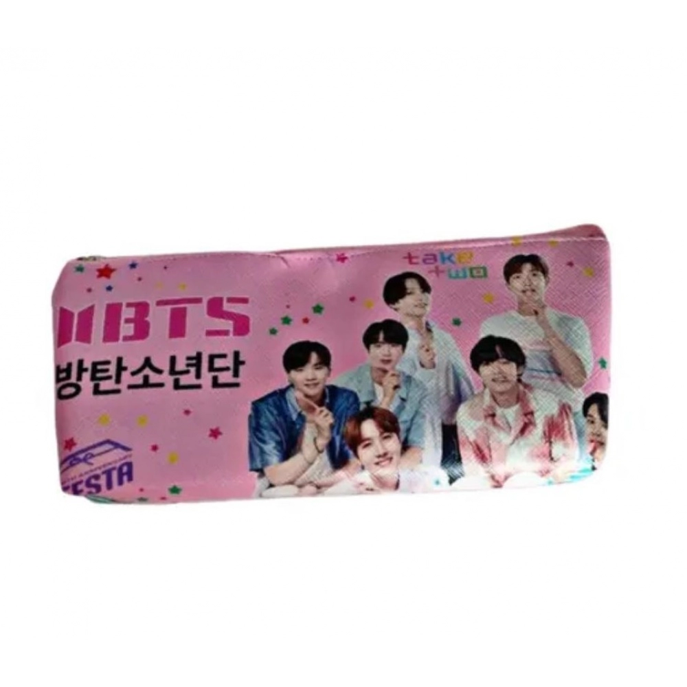 Pack Of_2 Pencil Pouch - BTS | Canvas | Stationery | 3+ Years Pack Of_2 Pencil Pouch - BTS | Canvas | Stationery | 3+ Years