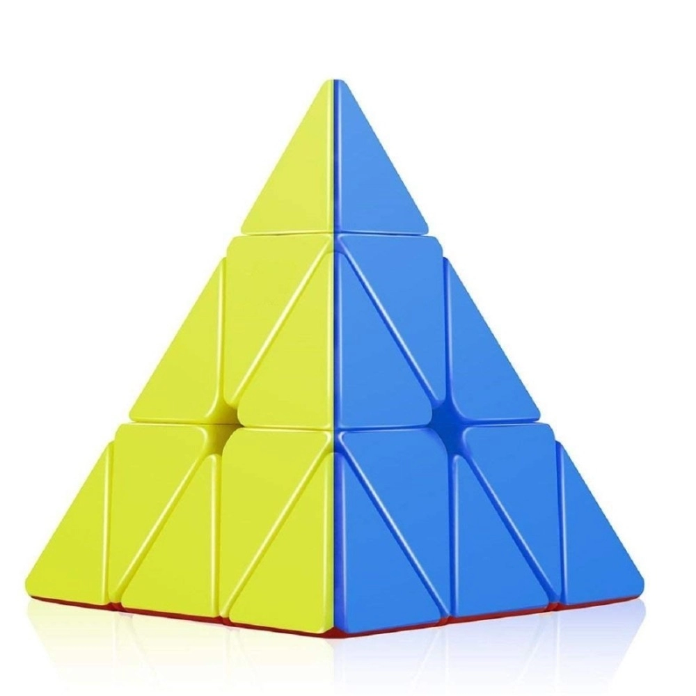 Pyramid Cube 3x3 High Speed Stickerless Triangle Pyraminx Puzzle Cube | Plastic | Creative Toys | 5+ Years Pyramid Cube 3x3 High Speed Stickerless Triangle Pyraminx Puzzle Cube | Plastic | Creative Toys | 5+ Years
