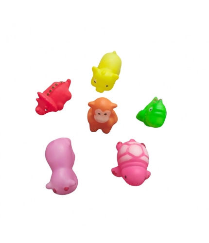 Small Size Animal Chu Chu Toys |   Rubber  |   Toys| 6+ Months