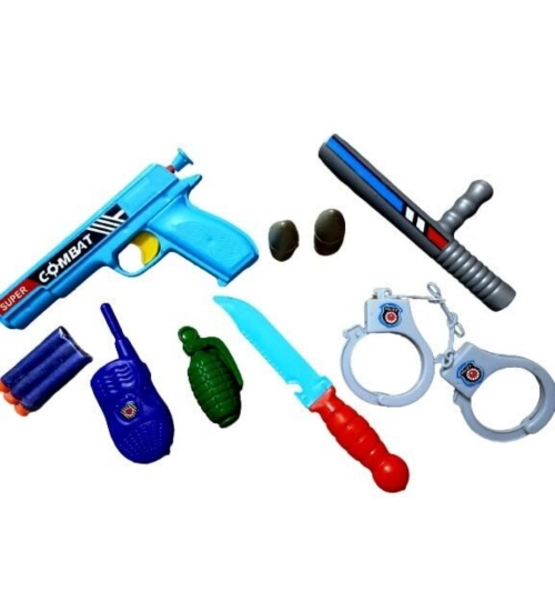 8_Pcs Set Chor Police | Plastic | Toys | 5+ Years