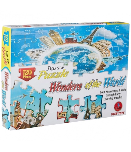 120_Pcs Jigsaw Puzzle Wonders of the world