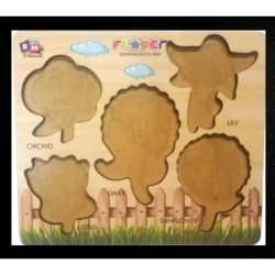 Wooden Puzzle - Flowers | Wood | Educational Toys | 3+ Years