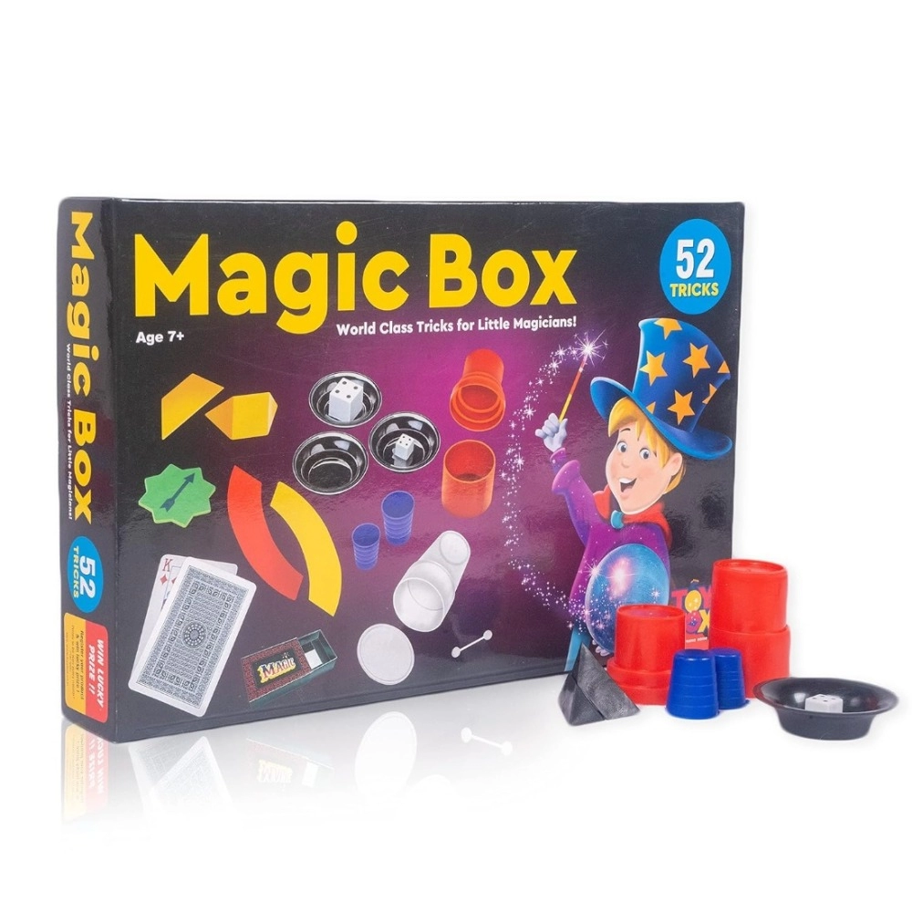 Magician Tricks Magic Box  | Cardboard, Plastic | Educational Toys | 3+ Years