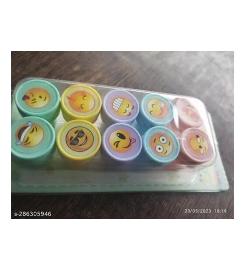 Emoji stamp set | Plastic | Stationery | 3+ Years