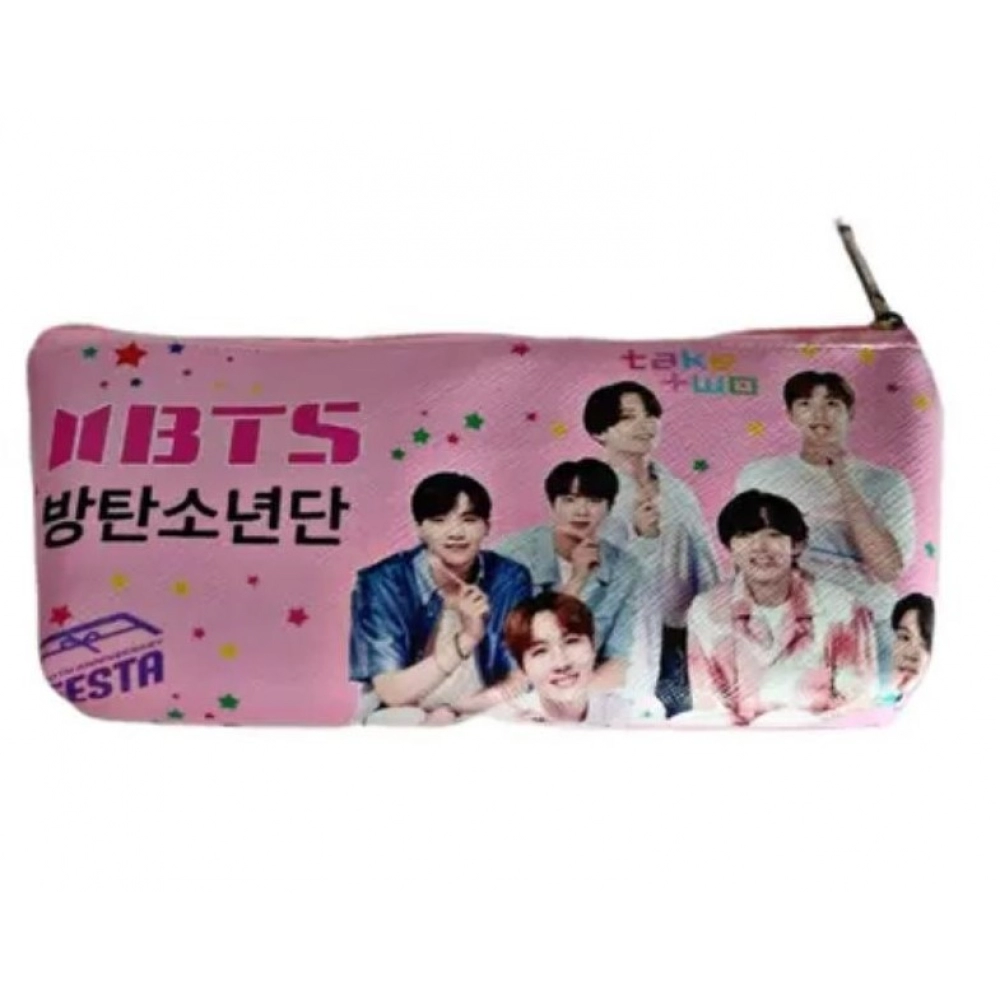 Pack Of_2 Pencil Pouch - BTS | Canvas | Stationery | 3+ Years Pack Of_2 Pencil Pouch - BTS | Canvas | Stationery | 3+ Years