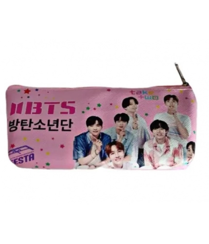 Pack Of_2 Pencil Pouch - BTS | Canvas | Stationery | 3+ Years Pack Of_2 Pencil Pouch - BTS | Canvas | Stationery | 3+ Years