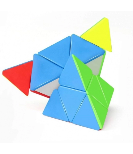 Pyramid Cube 3x3 High Speed Stickerless Triangle Pyraminx Puzzle Cube | Plastic | Creative Toys | 5+ Years Pyramid Cube 3x3 High Speed Stickerless Triangle Pyraminx Puzzle Cube | Plastic | Creative Toys | 5+ Years