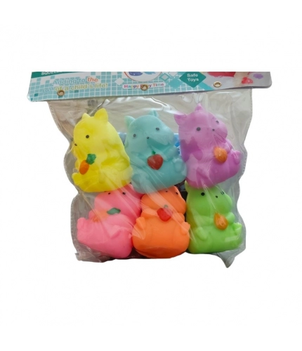 Baby Bear Mixed Chu Chu Toys |   Rubber  |   Toys| 6+ Months