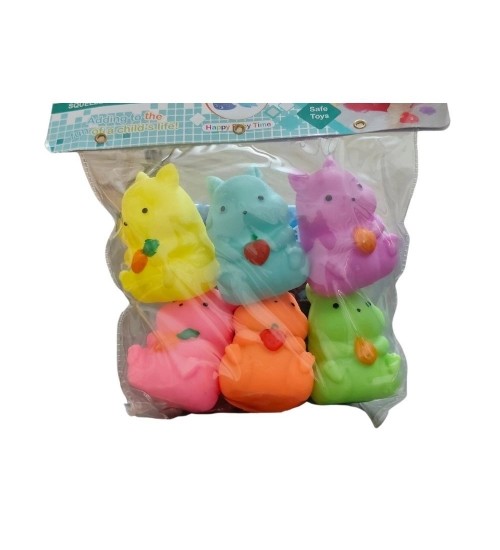 Baby Bear Mixed Chu Chu Toys |   Rubber  |   Toys| 6+ Months