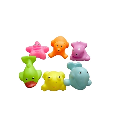 Water Animals Chu Chu Toys |   Rubber  |   Toys| 6+ Months