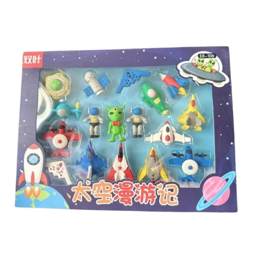 Eraser Set - Space Theme | Rubber | Stationery | 5+ Years Eraser Set - Space Theme | Rubber | Stationery | 5+ Years
