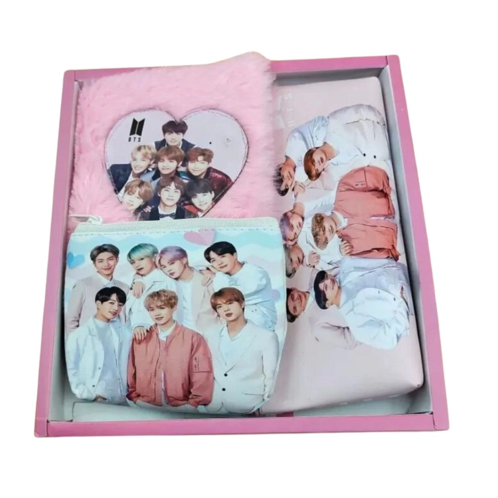Prezzie Villa 3 in 1 Black Pink Stationery Set for Kids in Multicolor 2 Pouches and 1 Pocket Diary Set | Soft Furr | Stationery | 5+ Years Prezzie Villa 3 in 1 Black Pink Stationery Set for Kids in Multicolor 2 Pouches and 1 Pocket Diary Set | Soft Furr | Stationery | 5+ Years