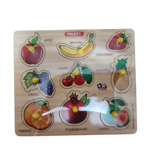 Wooden Puzzle - Fruits | Wood | Educational Toys | 3+ Years