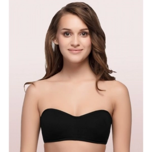 Enamor A019 Women's Cotton Strapless Bra (Black)