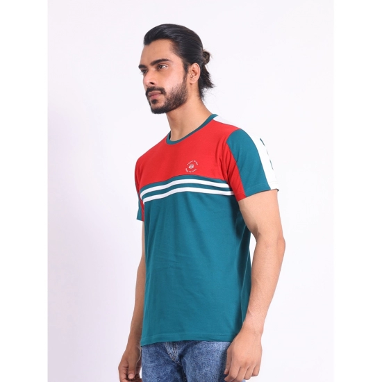 Generic Men's Casual Cotton Printed Round Neck Half Sleeve T-Shirt (Red) Generic Men's Casual Cotton Printed Round Neck Half Sleeve T-Shirt (Red)