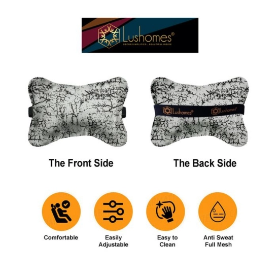 Generic Pack Of_4 Velvet Printed Car Pillow Sets (Grey, Size: 12x12 In) Generic Pack Of_4 Velvet Printed Car Pillow Sets (Grey, Size: 12x12 In)