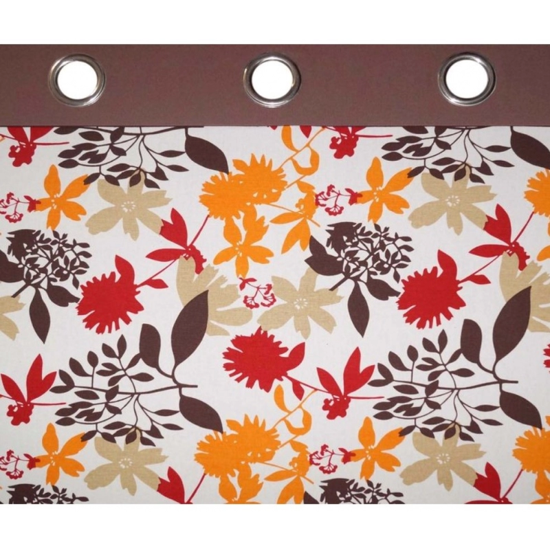 Generic Cotton Printed Curtains (Multicolor, Size: 54x60 In)