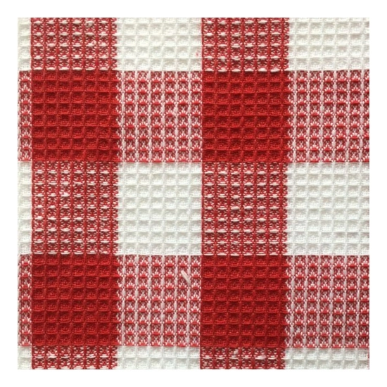 Generic Pack Of_12 Cotton Checkered Kitchen Towel Sets (Multicolor, Size: 16x24 In)