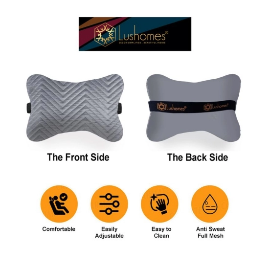 Generic Pack Of_4 Velvet zig zag Car Pillow Sets (Grey, Size: 12x12 In) Generic Pack Of_4 Velvet zig zag Car Pillow Sets (Grey, Size: 12x12 In)
