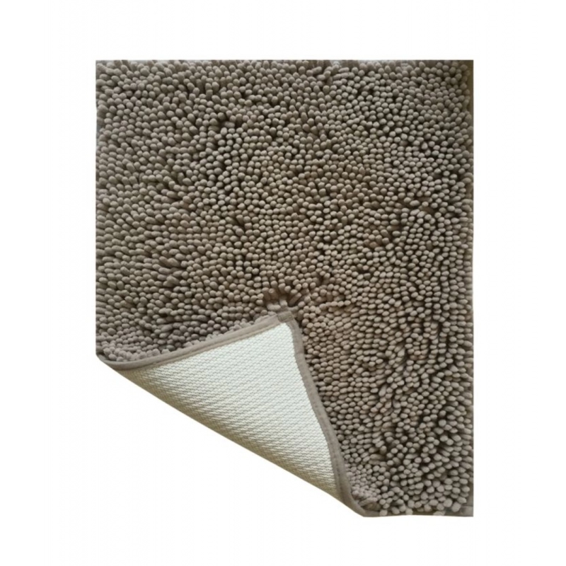 Generic Polyester Knitted Bathmats Sets (Beige, Size: 16x24 In)