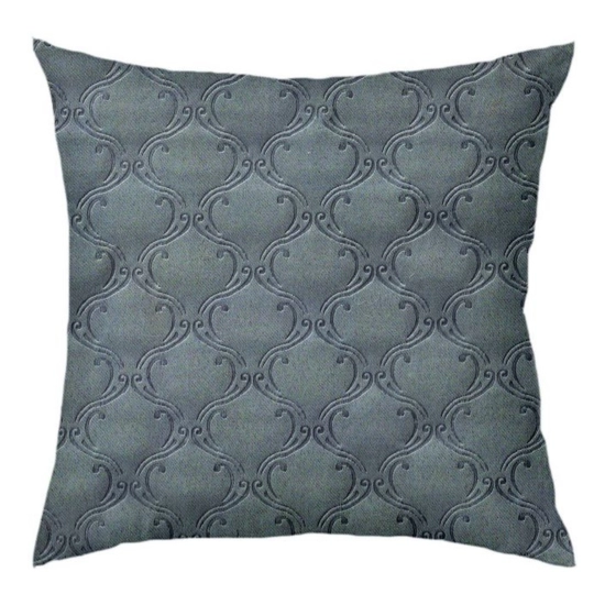 Generic Pack Of_4 Velvet Printed Car Pillow Sets (Grey, Size: 12x12 In)