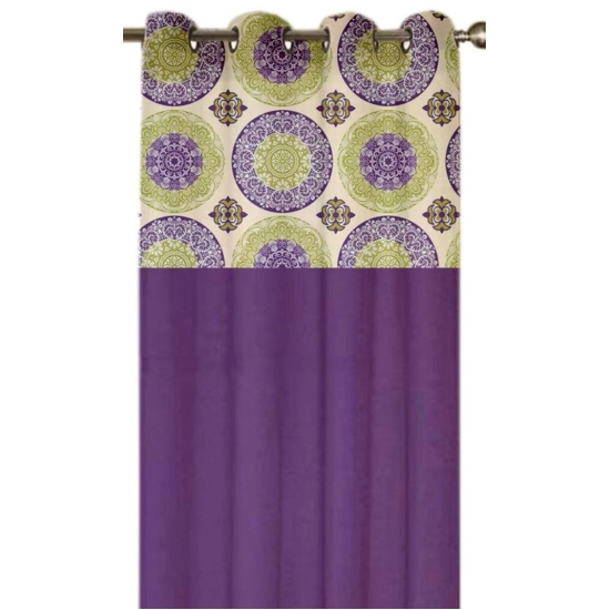 Generic Cotton Printed Curtains (Multicolor, Size: 54x90 In)