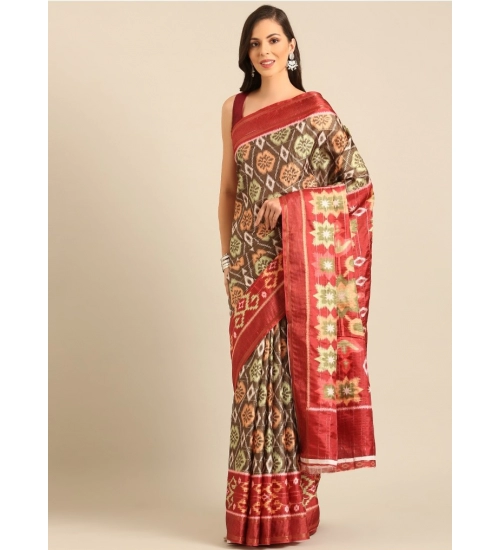 Generic Women's Cotton Printed Saree With Unstitched Blouse 5.5Mtr (Multicolor) Generic Women's Cotton Printed Saree With Unstitched Blouse 5.5Mtr (Multicolor)
